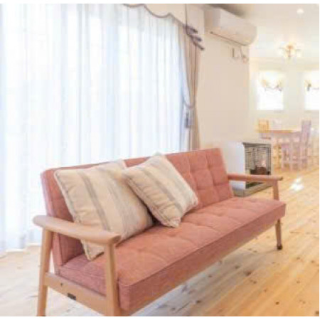 LS-591 Pink : Ghế Sofa Băng Ngã Thành Giường